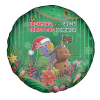 Dominica Christmas Spare Tire Cover I Am Dreaming Of A Green Christmas - Wonder Print Shop
