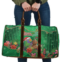 Dominica Christmas Travel Bag I Am Dreaming Of A Green Christmas - Wonder Print Shop