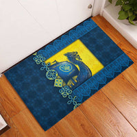 Kievan Rus Rubber Doormat Slavic Dragon Ship - Wonder Print Shop