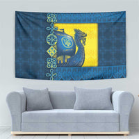 Kievan Rus Tapestry Slavic Dragon Ship - Wonder Print Shop
