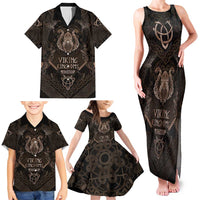The Viking World Tour Family Matching Tank Maxi Dress and Hawaiian Shirt Ancient Celtic Knot Patterns - Wonder Print Shop