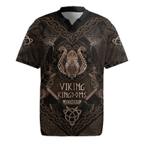 The Viking World Tour Rugby Jersey Ancient Celtic Knot Patterns - Wonder Print Shop