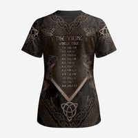 The Viking World Tour Scrub Top Ancient Celtic Knot Patterns - Wonder Print Shop