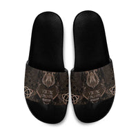 The Viking World Tour Slide Sandals Ancient Celtic Knot Patterns - Wonder Print Shop