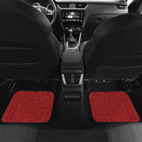Custom Spain Football Car Mats Traditional Spanish Carnation Floral Patriotic Motif