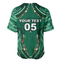 Custom Mexico Football Baseball Jersey Aztec Eagle With Mini Floral Patterns