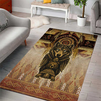 Native American Animal Spirit Area Rug