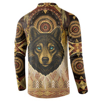 Native American Animal Spirit Button Sweatshirt