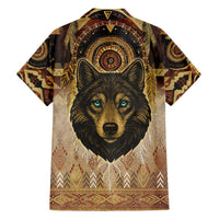 Native American Animal Spirit Family Matching Long Sleeve Bodycon Dress and Hawaiian Shirt