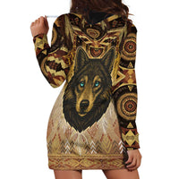 Native American Animal Spirit Hoodie Dress