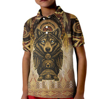 Native American Animal Spirit Kid Polo Shirt
