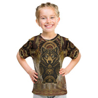 Native American Animal Spirit Kid T Shirt