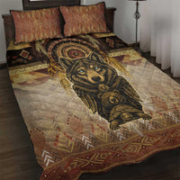Native American Animal Spirit Quilt Bed Set
