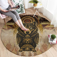 Native American Animal Spirit Round Carpet
