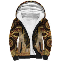 Native American Animal Spirit Sherpa Hoodie
