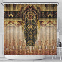 Native American Animal Spirit Shower Curtain