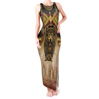 Native American Animal Spirit Tank Maxi Dress