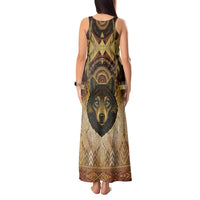 Native American Animal Spirit Tank Maxi Dress