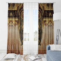 Native American Animal Spirit Window Curtain