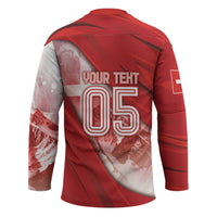 Custom Switzerland Football Hockey Jersey Matterhorn Snow Shield