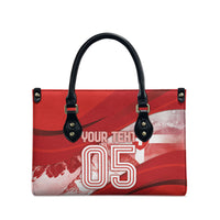 Custom Switzerland Football Leather Bag Matterhorn Snow Shield