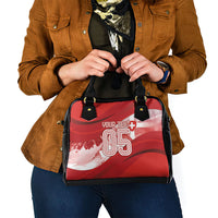 Custom Turkey Football Shoulder Handbag Matterhorn Snow Shield