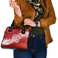 Custom Turkey Football Shoulder Handbag Matterhorn Snow Shield
