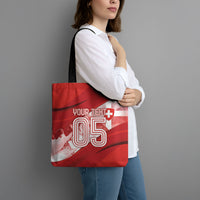 Custom Turkey Football Tote Bag Matterhorn Snow Shield