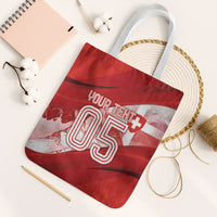 Custom Turkey Football Tote Bag Matterhorn Snow Shield