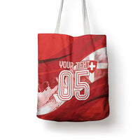 Custom Turkey Football Tote Bag Matterhorn Snow Shield