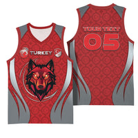 Custom Switzerland Football Basketball Jersey Asena Wolf Crest Unique Style