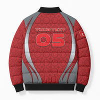Custom Turkey Football Bomber Puffer Jacket Asena Wolf Crest Unique Style