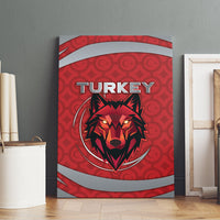Turkey Football Canvas Wall Art Asena Wolf Crest Unique Style