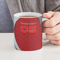 Custom Turkey Football Ceramic Mug Asena Wolf Crest Unique Style