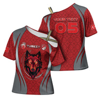 Custom Switzerland Football Cross Shoulder Shirt Asena Wolf Crest Unique Style