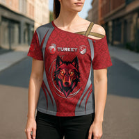 Custom Switzerland Football Cross Shoulder Shirt Asena Wolf Crest Unique Style