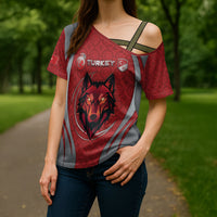 Custom Switzerland Football Cross Shoulder Shirt Asena Wolf Crest Unique Style