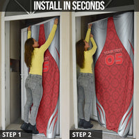 Custom Switzerland Football Door Cover Asena Wolf Crest Unique Style