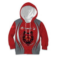 Custom Turkey Football Kid Hoodie Asena Wolf Crest Unique Style