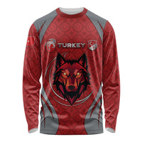 Custom Switzerland Football Long Sleeve Shirt Asena Wolf Crest Unique Style