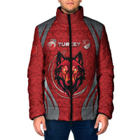 Custom Turkey Football Padded Jacket Asena Wolf Crest Unique Style