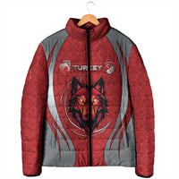 Custom Turkey Football Padded Jacket Asena Wolf Crest Unique Style