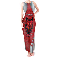 Custom Switzerland Football Tank Maxi Dress Asena Wolf Crest Unique Style