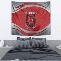 Turkey Football Tapestry Asena Wolf Crest Unique Style