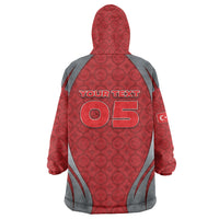 Custom Switzerland Football Wearable Blanket Hoodie Asena Wolf Crest Unique Style