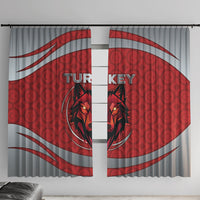 Switzerland Football Window Curtain Asena Wolf Crest Unique Style