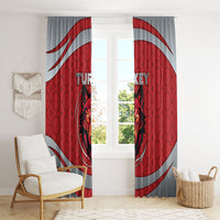 Switzerland Football Window Curtain Asena Wolf Crest Unique Style