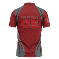 Custom Switzerland Football Zipper Polo Shirt Asena Wolf Crest Unique Style
