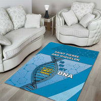 Saint Pierre And Miquelon Is In My DNA Area Rug - Wonder Print Shop