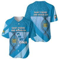 Saint Pierre And Miquelon Is In My DNA Baseball Jersey - Wonder Print Shop
